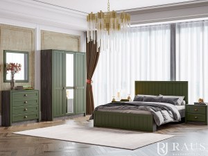 Модульная спальня Прованс (Raus) Зелёный Дип